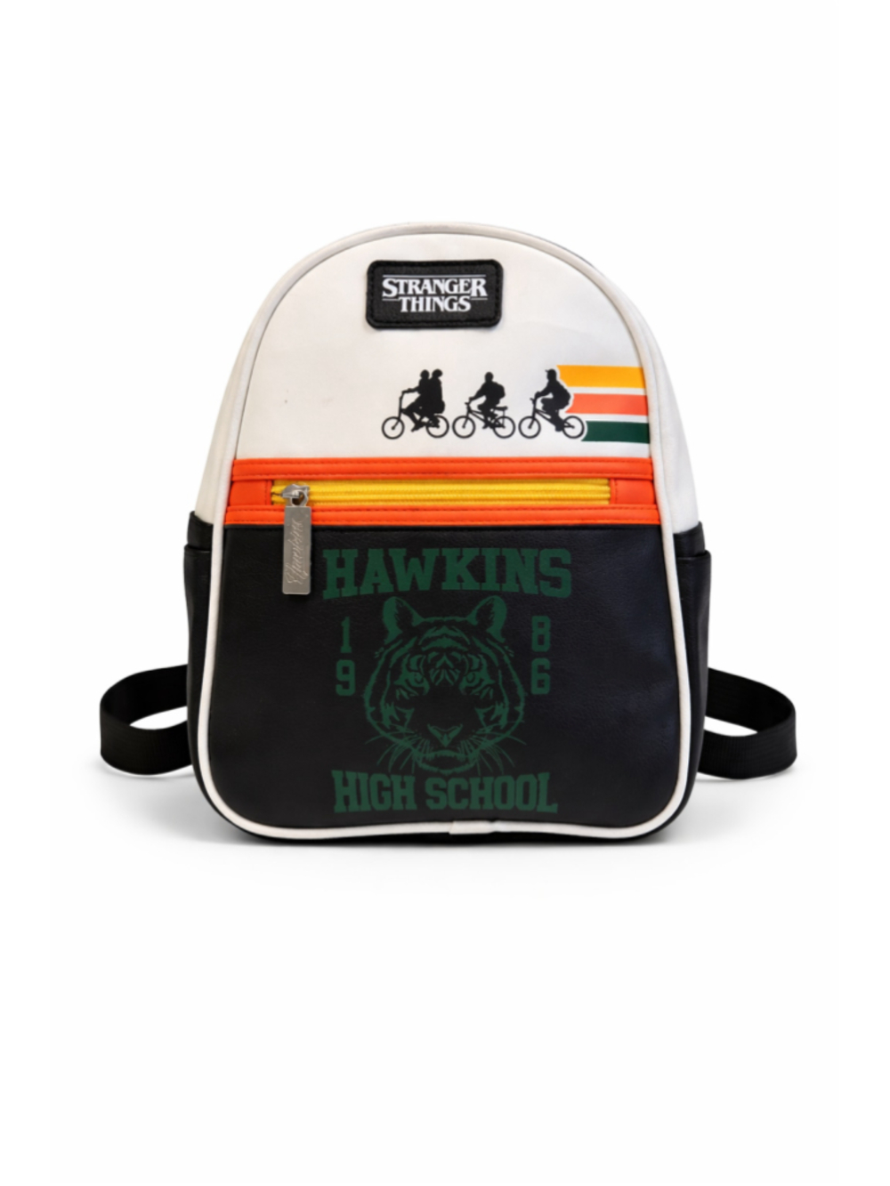Stranger Things Hawkins High School Mini Backpack White/Black